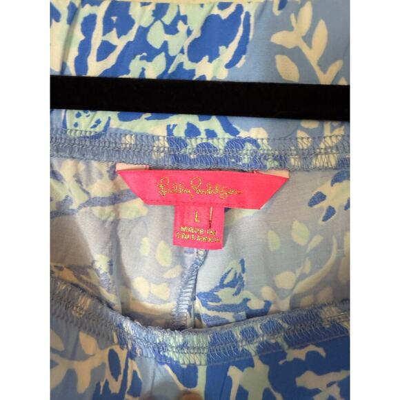 Lilly Pulitzer Bal Harbor palazzo pants size L - Picture 2 of 4